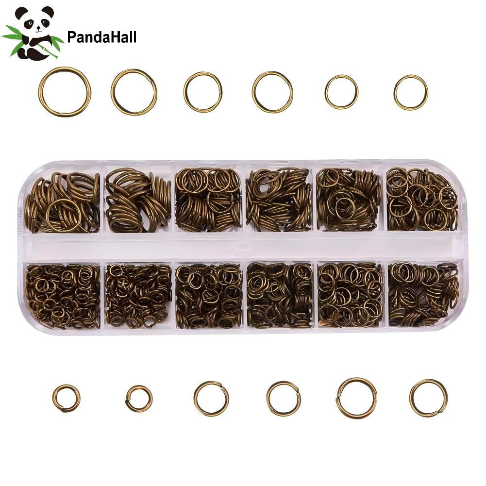 PandaHall About 1000pcs Iron J - Jump Ring Assorted avaliação e preço