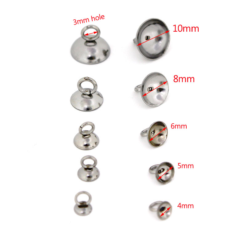 20Pcs 4/5/6/8/10mm Stainless S - Jewelry Making Ideas avaliação e preço