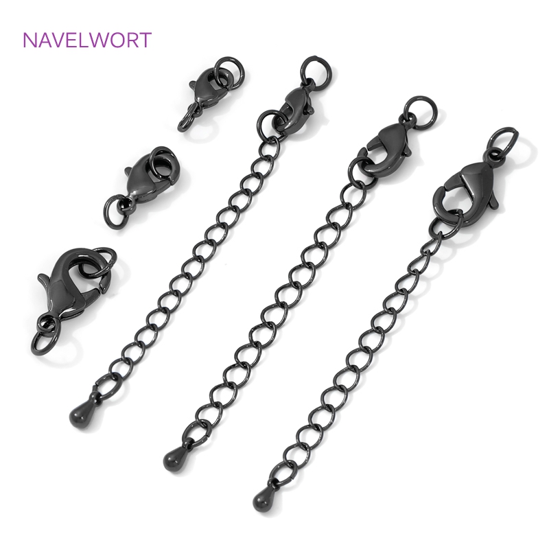 Black Color Brass Lobster Clas - Jewelry Making Ideas avaliação e preço