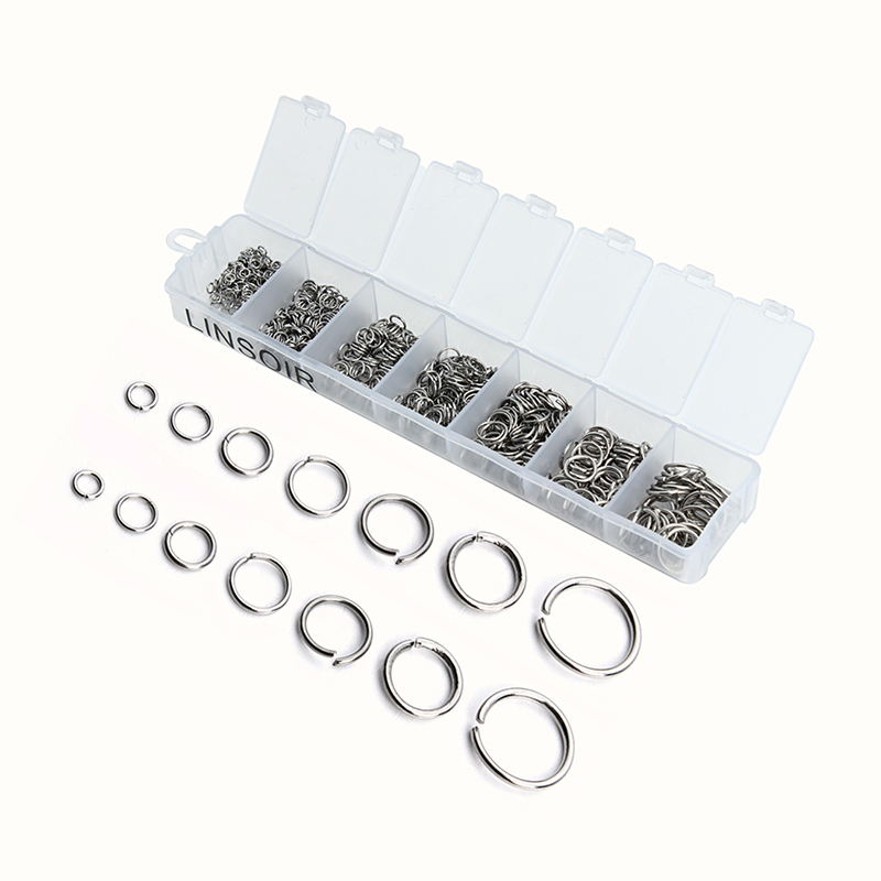 770pcs/lot Mix Size Open Jump  - Jump Ring Assorted avaliação e preço