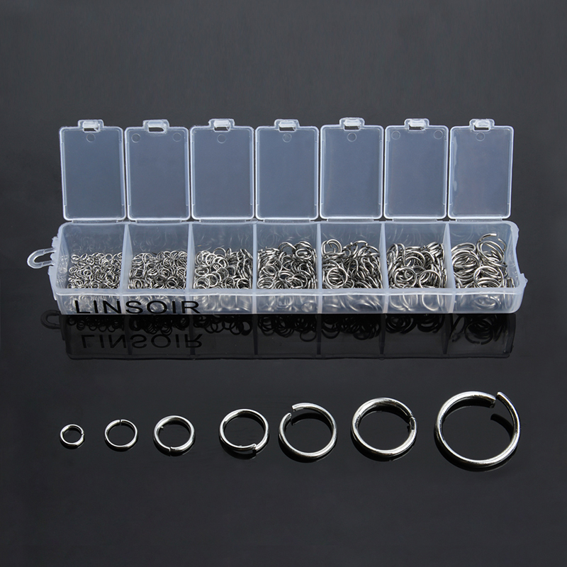 770pcs/lot Mix Size Open Jump  - Jump Ring Assorted avaliação e preço