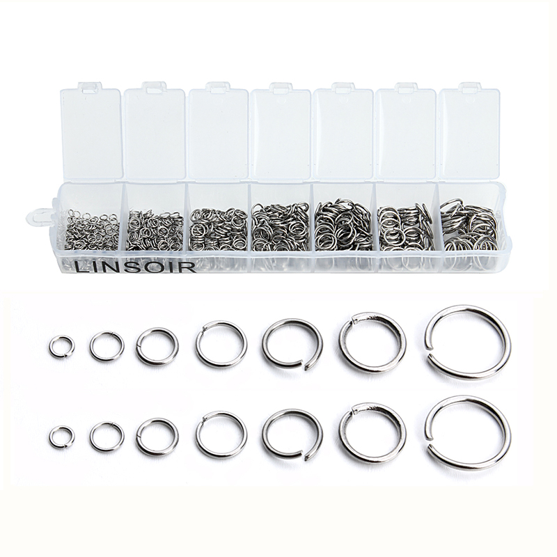 770pcs/lot Mix Size Open Jump  - Jump Ring Assorted avaliação e preço
