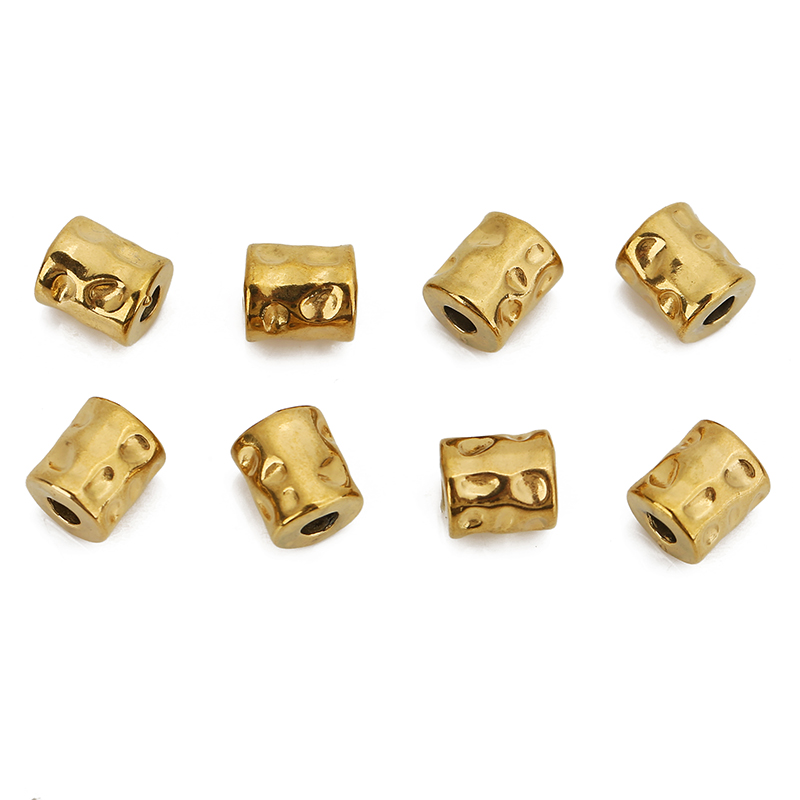 10Pcs Stainless Steel Cylinder - Seed Bead Tube avaliação e preço