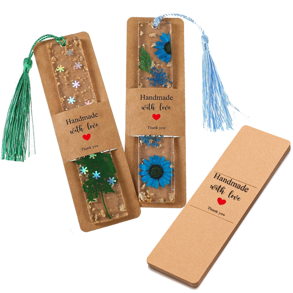 10/30/50pcs 4.5x15cm Kraft Res - Jewelry Making Journal avaliação e preço