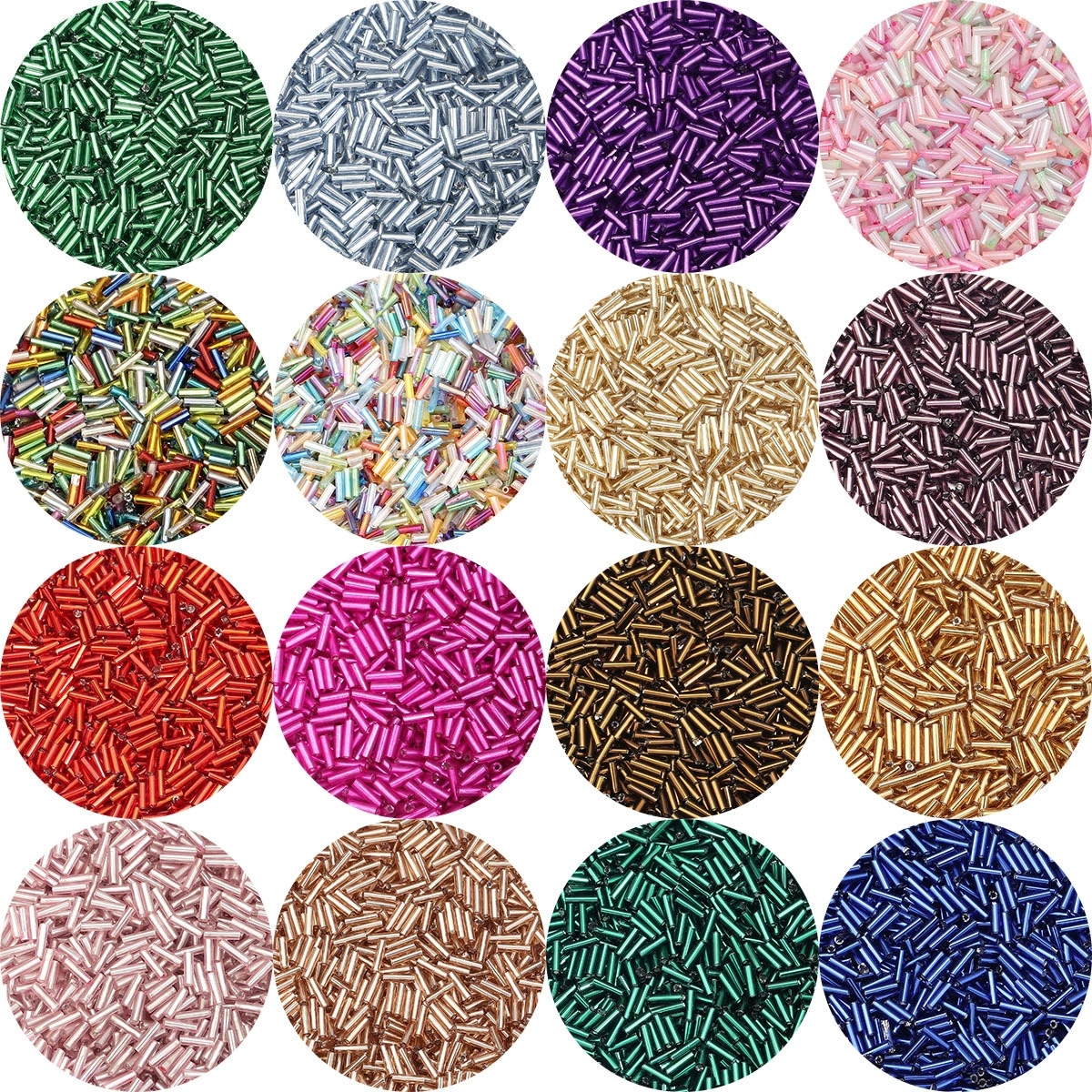 10g/pack 2mm Glass Seed Beads  - Seed Bead Tube avaliação e preço