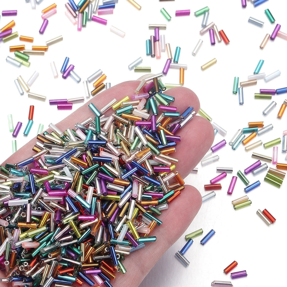 10g/pack 2mm Glass Seed Beads  - Seed Bead Tube avaliação e preço