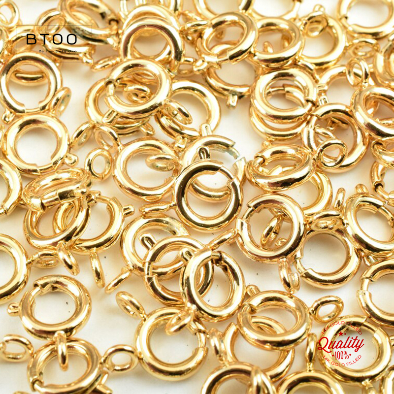 14K Gold Filled Spring Ring Cl - Jewelry Making Ideas avaliação e preço