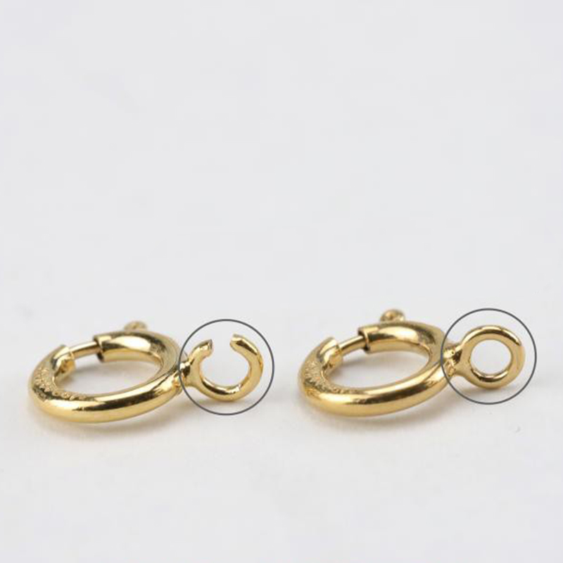 14K Gold Filled Spring Ring Cl - Jewelry Making Ideas avaliação e preço