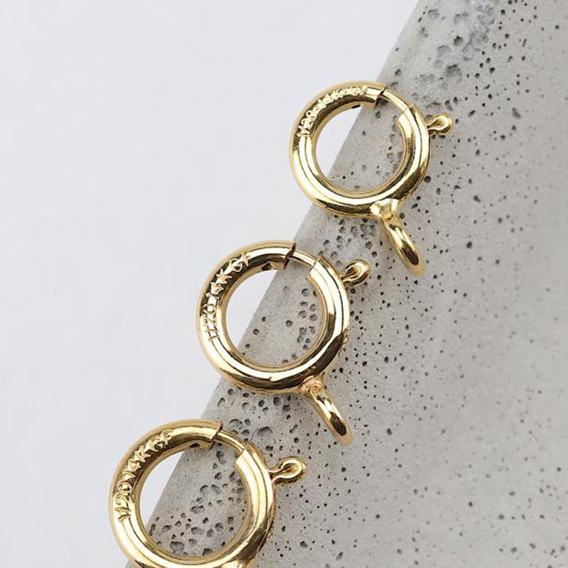 14K Gold Filled Spring Ring Cl - Jewelry Making Ideas avaliação e preço